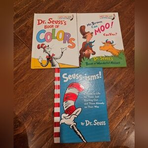 Dr. Seuss Kids Book Set - Red, Blue, Yellow